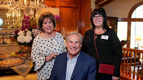 Dianne Whatley, Governor Abbott, Dr. Cindy Porter
