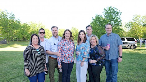 Front Row- Melyssa Lloyd, Kelli White, Allison Mayo, Susan Robbins. Back Row- Jonathan Lloyd, Justin White, Steve Mayo, TJ Davidson