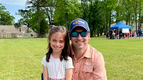 Lucy and Dr. Brian Steele