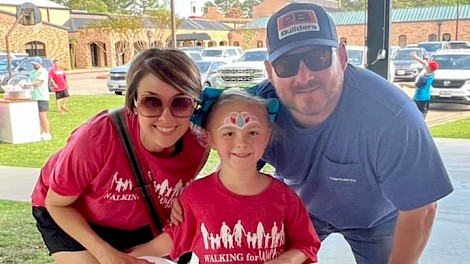 Suzanne, Emma Kate and Brandon Taylor