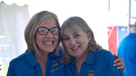 Kim Fowler and Gayle Wright