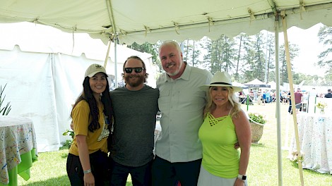 Jessica and Blake Rich, Mike and Jeanna Rogers