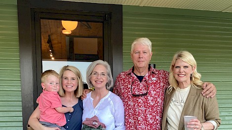 Turner and Faith Frank, Gayle and Randy Norwood, Rendi Wiggins