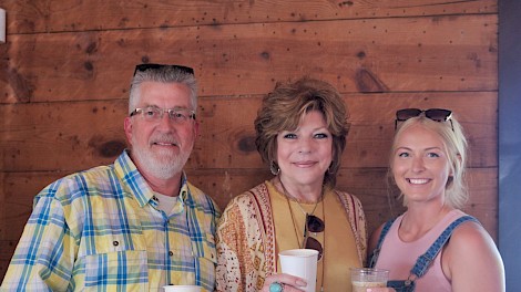 Robert and Stephanie Bright, Kristin Whiteside