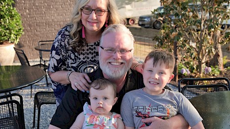 Kelly and Greg Inman, Ruthie and Micah Inman