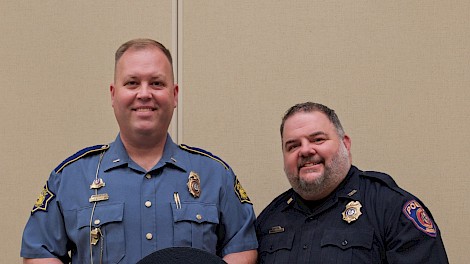 Lieutenant Jame Gravier and Captain James Atchley