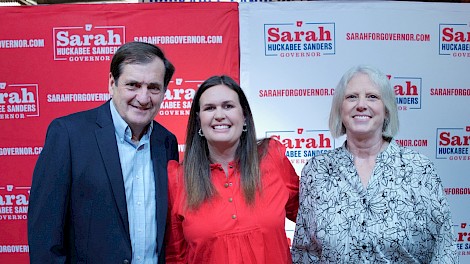 Mike Malone, Sarah Huckabee Sanders, Cindy Malone