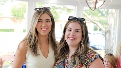 Hannah Surber and Katie Tuberville