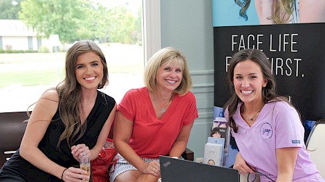 Michala Beck, Pam Beck, Kelsey Cowan