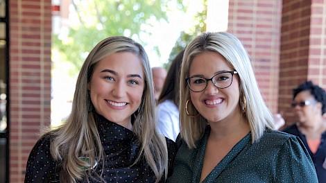 Allison Wright and Amber Adams