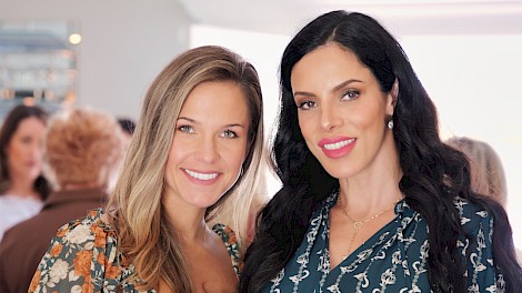 Andrea Bohon and Layla Hazin