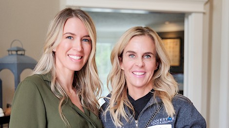 Samantha Harris and Miranda Baugh