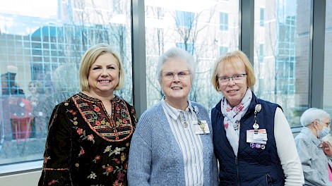 Beth Pesek, Sister Jeanne Connell, Antoinette Peters