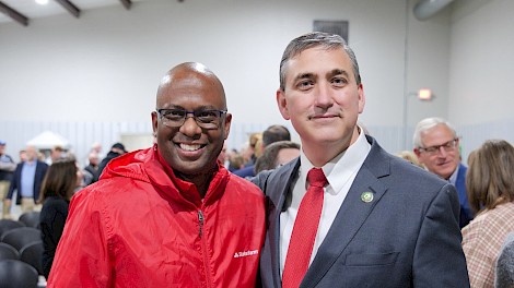 Derrick McGary and Congressman Nathaniel Moran