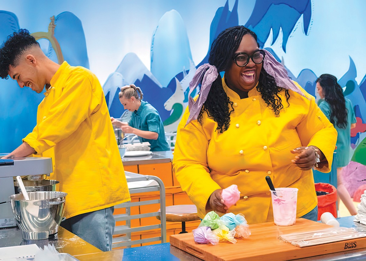 Texarkana native, Tareka Lofton (right), competed in the Dr. Seuss Baking Challenge on Amazon Prime Video. photo courtesy of Adam Rose/Prime Video