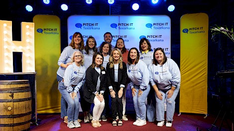 Back Row- Lesley Ledwell Dukelow, Sarah Blaauw, Ina McDowell, Mason White, Amy Thomas, Judy Morgan Front Row- Patricia Cunningham, Amanda Graham, Dr. Kasey Coggins, Robbin Bass, Natalie Haywood