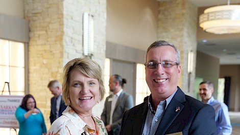 Gaye Beard and Joe Johnson