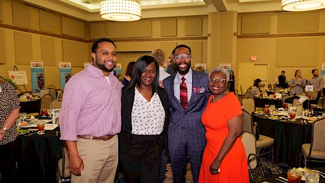 Brandon Washington, Queenie Miller, Dr. Brian Matthews, Jean Matlock