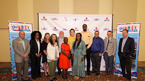 Front Row- Mary Hart, Jean Matlock, Christie Page. Back Row- Mayor Bob Bruggeman, Chiquita Burks, Lisa Thompson, Robby Robertson, Libby White, Vashil Fernandez, Jay Davis, Keith Beason, David Orr