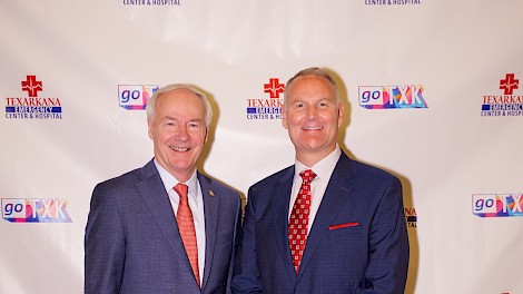 Former Arkansas Governor Asa Hutchinson and Dr. Matt Young