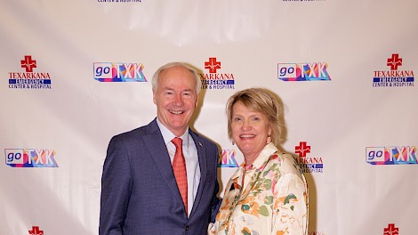 Former Arkansas Governor Asa Hutchinson and Gaye Beard