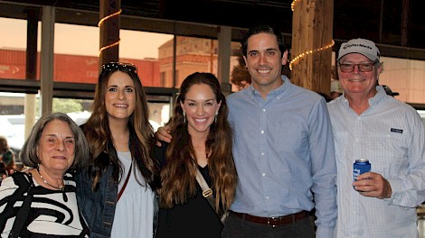 Debi Coleman, Kelsey Reynolds, Britt and Dustin Earnest, Joe Crane