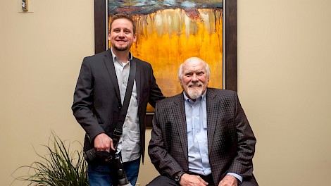 Matt Cornelius and Terry Bradshaw