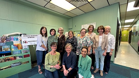 Back Row- Stephanie Maddox, DeAnna Craytor, Diann Roy, Lynn Whitt, Lisa McGuire, Gail Eichler, Karen Mittelman, Martha Norton. Front Row- Debbie Alkire, Malise O'Banion, Barbara Glick