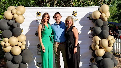 Michala and Jon Robert Beck, Pam Beck