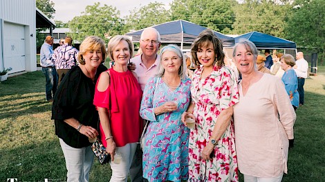 Trish Reed, Patsy and Don Morriss, Judy Smith, Judy Morgan, Lucy Barrett