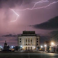 “Lightning Across Two States” by Eric Ethridge