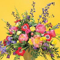 Floral arrangement designed by Mitchell Dudley, H&N Floral. Photo by Matt Cornelious