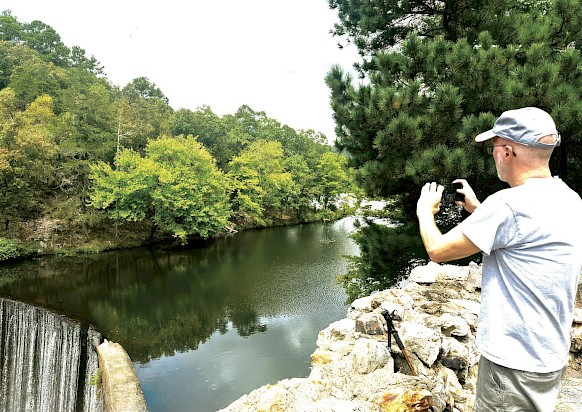In September 2024, Grissom’s family took him to his favorite spot on Little Missouri Falls. 