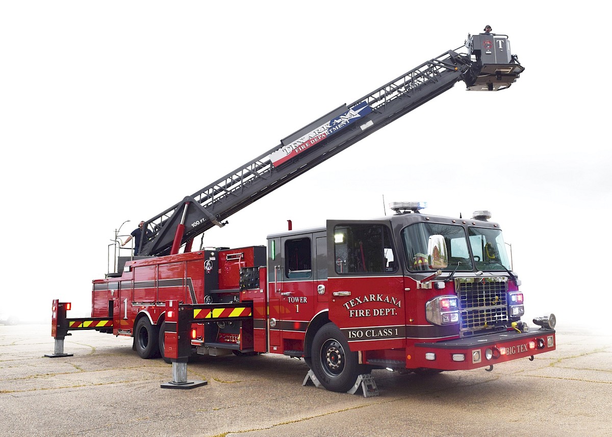The Texarkana, Texas Fire Department received two new quint fire trucks as part of more than $3.8 million invested across all five stations. photos courtesy of the city of Texarkana, Texas