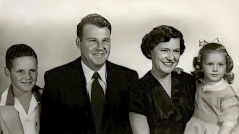 The Langdons in the mid 1950s—Gary, Reese, Dorothy, and Claudia