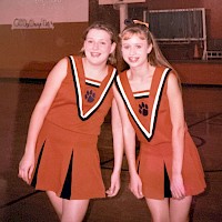 Cassy Meisenheimer and Kacie Kirkland in 1996