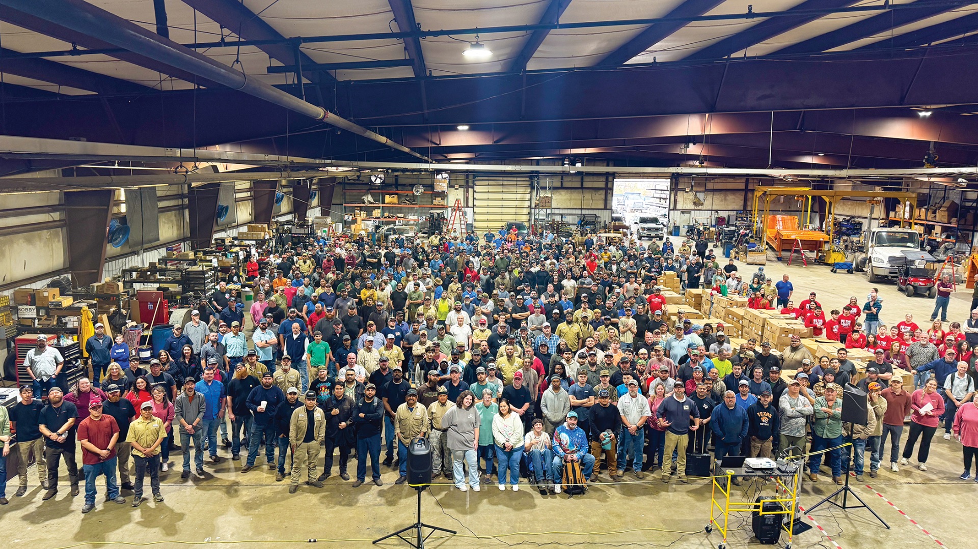 Ledwell employees gather in 2025.