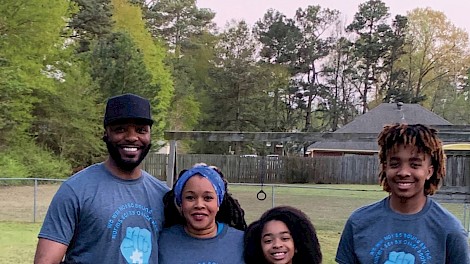 Each year, the Wilson family designs and sells autism awareness T-shirts, with proceeds supporting special education classrooms.