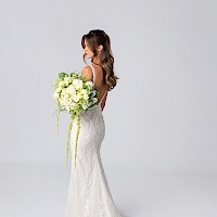 photos by Matt Cornelius | Kennedi McHenry, model | hairstyles by Delainea Hubbard | gowns courtesy of Gracyn Elizabeth Bride | bouquet courtesy of The Curated Collective